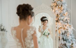 wedding dress fitting